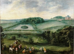 Excursion in the Countryside of Infanta Isabel Clara Eugenia by Jan Brueghel the Elder