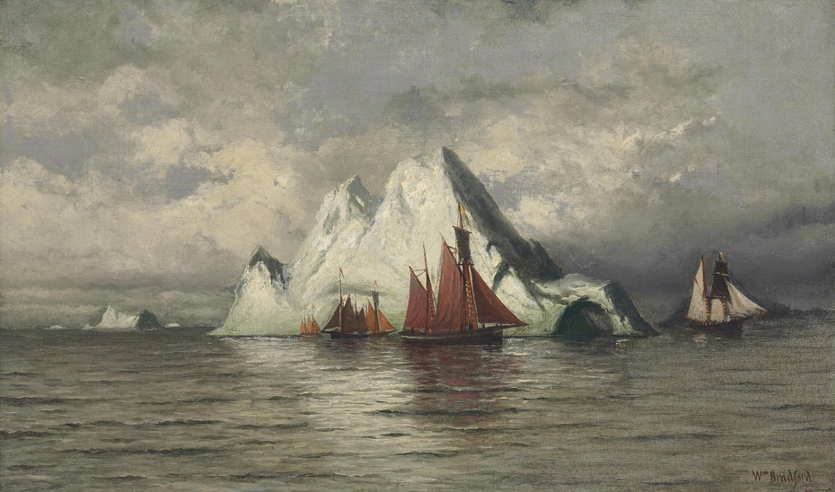 Fishing Boats and Icebergs