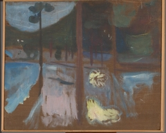 Forest Study by Edvard Munch
