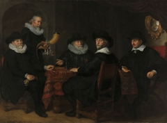 Four directors of the arquebusier's guild, Amsterdam, 1642 by Govert Flinck