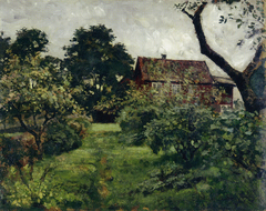 Garden with Red House
