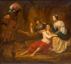 Granida and Daifilo discovered by soldiers