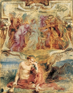 Henry IV Seizing the Opportunity to Conclude Peace, also known as Occasio by Peter Paul Rubens