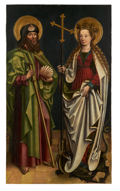 Hl. Jakobus d. Ä. und hl. Margarete by Oberrheinisch
