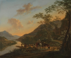 Italian Landscape with Ferry