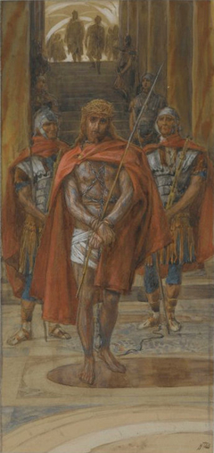 Jesus Leaves the Praetorium by James Tissot