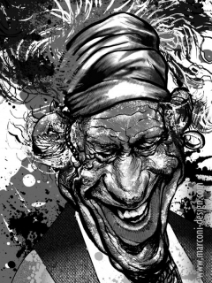 Keith Richards Caricature by José Marconi