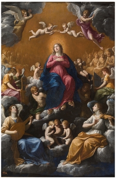 La Asunción y Coronación de la Virgen by Guido Reni