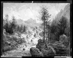 Landscape in the Tyrol by Heinrich Bürkel