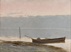 Landscape with a Canoe in the Border by Alfredo Andersen