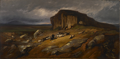 Landscape with Buffalo by Jean-Achille Benouville