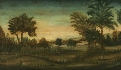 Landscape with Buildings by Anonymous