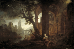 Landscape with the Temptations of Saint Anthony by Claude Lorrain