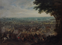 Large cavalry battle