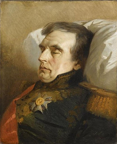 Le maréchal Molitor sur son lit de mort by Isidore Pils
