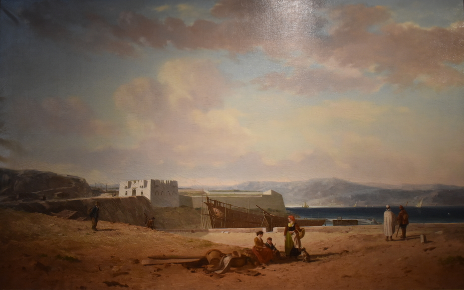 Le pharo à Marseille, vue prise du palais impérial