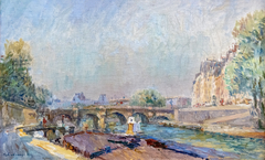Le Pont-Neuf et la Seine