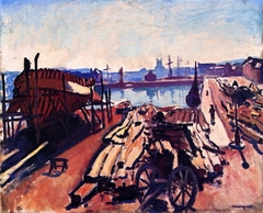 Le port de Fécamp by Albert Marquet