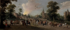 Looting of a Village by Joost Cornelisz Droochsloot