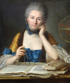 Madame Du Châtelet at her Desk