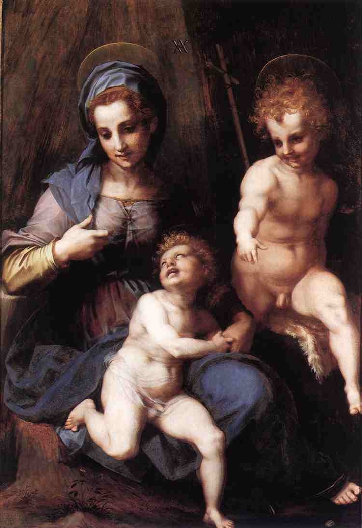 Madonna and Child with Young St John