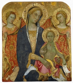 Madonna with Child and Two Angels by Paolo di Giovanni Fei