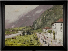 Maloja Pass above Chiavenna by Denman Ross