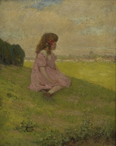 Meisje op St.Pietersberg by Henri Goovaerts