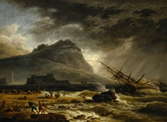 Midday: A Ship Offshore, foundering in a Storm