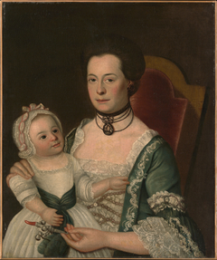 Mrs. Jacob Hurd and Child by William Johnston