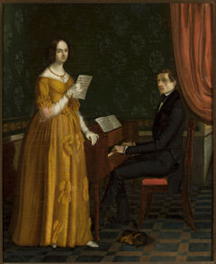 Music performance (Liszt's music lesson) by Unknown Artist
