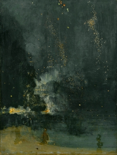 Nocturne in Black and Gold – The Falling Rocket by James Abbott McNeill Whistler