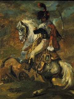 Officer of the Chasseurs of the Imperial Horse Guards by Théodore Géricault