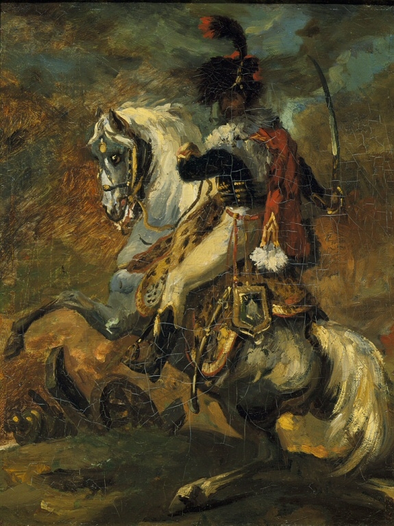 Officer of the Chasseurs of the Imperial Horse Guards by Th odore