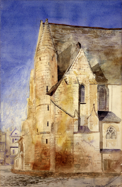 Old Church, Tours, France by Cass Gilbert