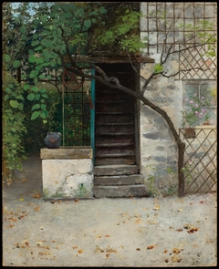 Outside Hugo Birger’s Studio in Paris by August Hagborg