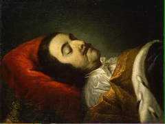 Peter I on His Death-bed by Johann Gottfried Tannauer