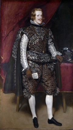 Philip IV in Brown and Silver by Diego Velázquez