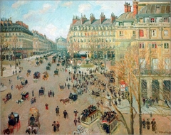 Place du Théâtre-Français and Avenue de l'Opéra, Winter Effect of Sunlight