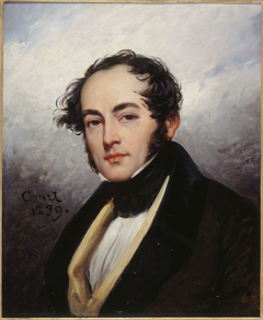 Portrait de Paul de Kock (1793-1871), romancier et auteur dramatique by Joseph-Désiré Court