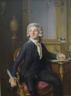 Portrait of a Gentleman (Jean-Baptiste-Francois Dupre?) by Joseph-Siffred Duplessis