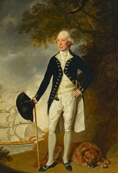 Portrait of a Naval Captain by John Downman