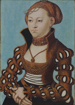 Portrait of a noble Saxon lady by Lucas Cranach the Elder