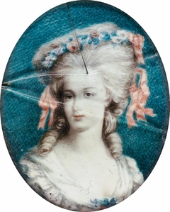 Portrait of a Woman with Flowers in Her Hair