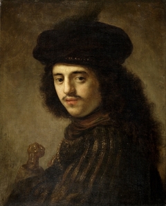 Portrait of a young man by Govert Flinck