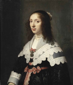 Portrait of Agatha de Vlaming van Oudtshoorn by Michiel Jansz van Mierevelt
