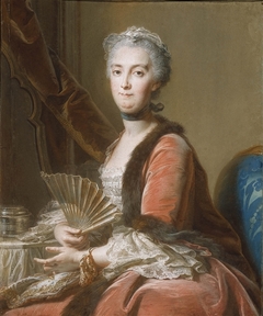 Portrait of Anne Marie Louise Nicole de Lamoignon de Malesherbes, Countess of Sénozan by Jean Valade