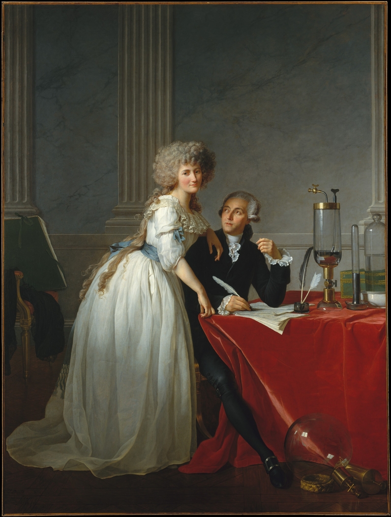Portrait of Antoine-Laurent Lavoisier and his wife