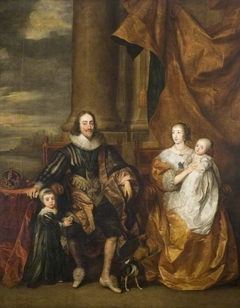 Portrait of Charles I and his Family by Remigius van Leemput