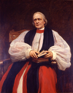 Portrait of Edward White Benson}} (1829-1896), Archbishop of  Canterbury by Hubert von Herkomer